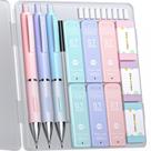 Conjunto de lápis mecânicos Four Doces Pastel de 0,7 mm com recargas