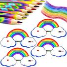 Conjunto de lápis, pacote com 36, 4E's Novelty Rainbow Valentine's Day Conjunto de lápis, pacote com 36, 4E's Novelty Rainbow Valentine's Day