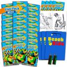 Conjunto de lembrancinhas de festa Beach Kids Teenage Mutant Ninja Turtles Conjunto de lembrancinhas de festa Beach Kids Teenage Mutant Ninja Turtles