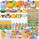Conjunto de lembrancinhas de festa DMIGHT Jungle Safari para aniversário de crianças