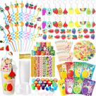 Conjunto de lembrancinhas de festa FoldTier, 189 unidades com tema de frutas de verão para crianças