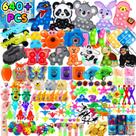 Conjunto de lembrancinhas de festa Kiss Monkey, 640 unidades, Treasure Box Toys Kids