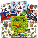 Conjunto de lembrancinhas de festa Marvel Avengers Spiderman TMNT