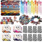 Conjunto de lembrancinhas de festa Vanblue Race Car 110 unidades para aniversário de crianças