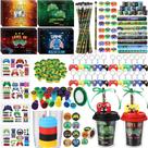 Conjunto de lembrancinhas de festa Watersay, 218 unidades de videogame com copo de 360 ml