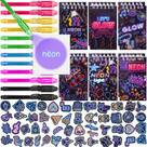Conjunto de lembrancinhas de festa Winrayk 74 unidades Glow in the Dark Kids Conjunto de lembrancinhas de festa Winrayk 74 unidades Glow in the Dark Kids