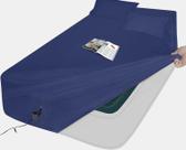 Conjunto de lençóis AEHISDHIE Queen Air - 40 a 60 cm, azul marinho