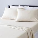 Conjunto de lençóis Amazon Basics Cotton Jersey King Oatmeal