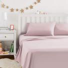 Conjunto de lençóis Amazon Basics Kid's Soft Easy-Wash Microfiber Full