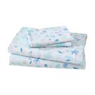 Conjunto de lençóis Beatrice Home Fashions Coastal Print Queen