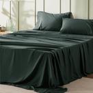 Conjunto de lençóis Bedsure California King 4 peças Forest Green