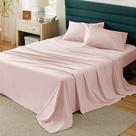 Conjunto de lençóis Bedsure Cotton Percale Queen Size Rosa