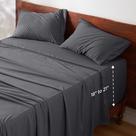 Conjunto de lençóis Bedsure GentleSoft Deep Pocket Queen Grey