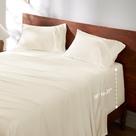 Conjunto de Lençóis Bedsure GentleSoft Queen - Acabamento Deep Pocket - Cor Marfim
