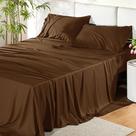 Conjunto de Lençóis Bedsure King Size em Rayon de Bambu - Bege Conjunto de Lençóis Bedsure King Size em Rayon de Bambu - Bege