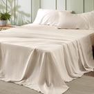 Conjunto de Lençóis Bedsure Queen Size 4 Peças - 100% Poliéster Bege Conjunto de Lençóis Bedsure Queen Size 4 Peças - 100% Poliéster Bege