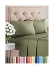 Conjunto de lençóis CGK Unlimited Cal King Size Sage Green 4 peças