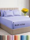 Conjunto de lençóis CGK Unlimited Extra Deep Full Lavender de 6 peças