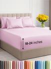Conjunto de lençóis CGK Unlimited Extra Deep Full Light Pink 6 peças