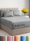 Conjunto de lençóis CGK Unlimited Extra Deep King Heathered Grey Conjunto de lençóis CGK Unlimited Extra Deep King Heathered Grey