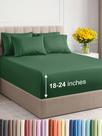 Conjunto de lençóis CGK Unlimited Extra Deep Queen Emerald Green