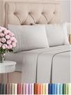 Conjunto de lençóis CGK Unlimited Queen Size French Grey 4 peças
