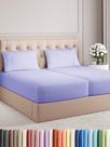 Conjunto de lençóis CGK Unlimited Split King Size Lavender, 5 peças
