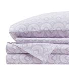 Conjunto de lençóis Comfort Spaces Tabitha Purple 100% algodão completo Conjunto de lençóis Comfort Spaces Tabitha Purple 100% algodão completo