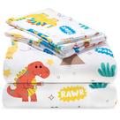 Conjunto de lençóis completos para crianças Joiedomi Dinosaur Soft Microfiber