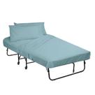 Conjunto de lençóis Cottingon 100% algodão para berço, beliche, azul claro
