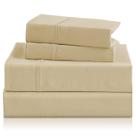Conjunto de lençóis CozySmile Silky Soft Twin XL 3 peças bege