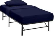 Conjunto de lençóis de algodão sobre algodão egípcio, 4 peças, 30x75, azul marinho