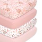 Conjunto de Lençóis de Berço The Peanutshell Super Soft para Bebês - 4 Peças