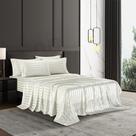 Conjunto de lençóis de cama AiMay Satin Italian Style 6 peças Queen