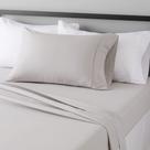 Conjunto de lençóis de cama Amazon Basics Microfiber Twin XL cinza claro