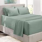 Conjunto de lençóis de cama Hearth & Harbor Luxury Soft Split King Green