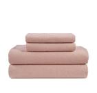 Conjunto de lençóis de flanela LANE LINEN 100% algodão king size sépia rosa Conjunto de lençóis de flanela LANE LINEN 100% algodão king size sépia rosa