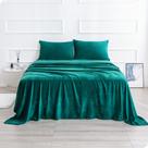 Conjunto de lençóis de lã Queen Size - Melhor temporada - Verde Conjunto de lençóis de lã Queen Size - Melhor temporada - Verde
