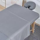 Conjunto de lençóis de massagem MRJ Microfiber para mesas de massagem cinza Conjunto de lençóis de massagem MRJ Microfiber para mesas de massagem cinza