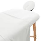 Conjunto de lençóis de mesa de massagem Avalon Care Microfiber, 3 peças, branco Conjunto de lençóis de mesa de massagem Avalon Care Microfiber, 3 peças, branco