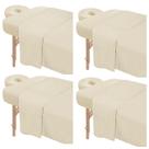 Conjunto de lençóis de mesa de massagem FUNLIYING Premium Microfiber 4 sets
