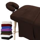 Conjunto de lençóis de mesa de massagem London Linens Extra Thick, 3 unidades