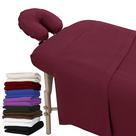 Conjunto de lençóis de mesa de massagem London Linens Extra Thick, 3 unidades