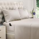 Conjunto de lençóis DREAMCARE Queen 4 peças Cooling 100% Microfiber