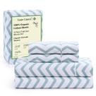 Conjunto de lençóis e fronhas LANE LINEN 100% algodão orgânico completo
