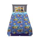 Conjunto de lençóis Franco Kids Bedding Twin Paw Patrol Microfiber
