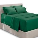 Conjunto de lençóis Hearth & Harbor Extra Deep Pocket Full Hunter Green