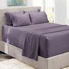 Conjunto de lençóis Hearth & Harbor Extra Deep Pocket King Size cinza