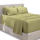 Conjunto de lençóis Hearth & Harbor Extra Deep Pocket King Size Sage Conjunto de lençóis Hearth & Harbor Extra Deep Pocket King Size Sage