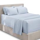 Conjunto de lençóis Hearth & Harbor Extra Deep Pocket Twin XL Ice Blue
